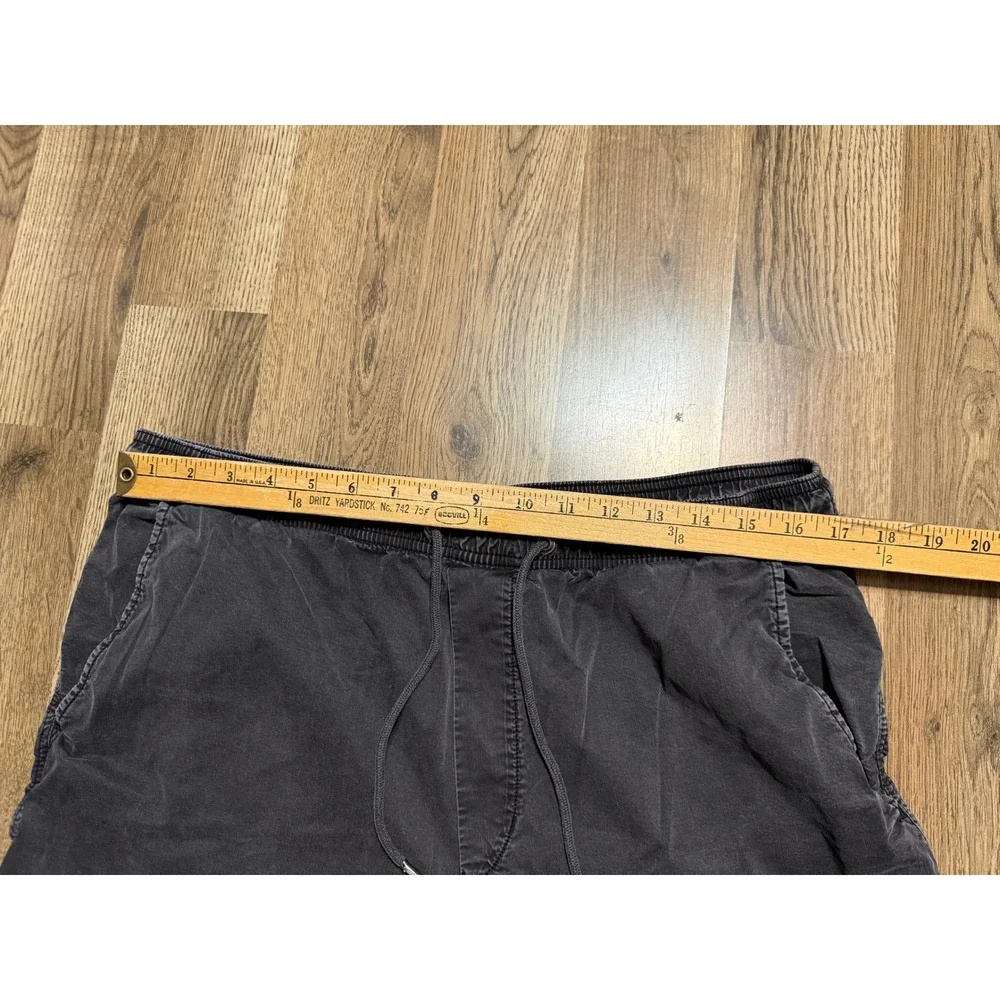 American Eagle Shorts Mens Large Gray Adult Drawstring Casual Excellent